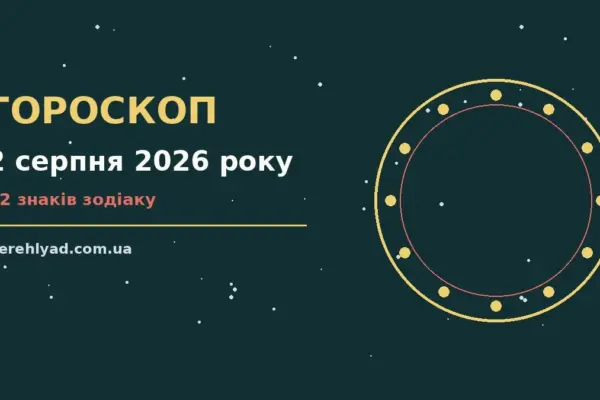 Гороскоп на 2 серпня 2026 року: ключові моменти дня про фінанси та особисте життя