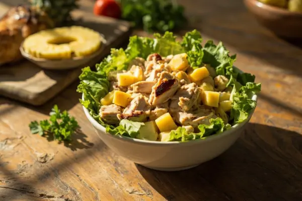 Салат з ананасами і куркою кукурудзою: 5 перевірених рецептів