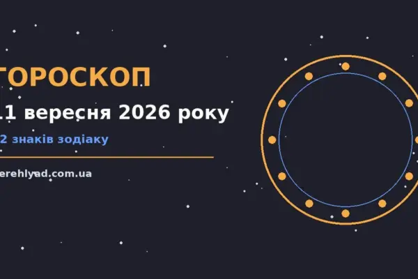Гороскоп на 11 вересня 2026 року: ключові моменти дня про фінанси та особисте життя
