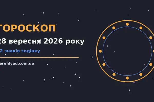 Гороскоп на 28 вересня 2026 року: ключові моменти дня про фінанси та особисте життя