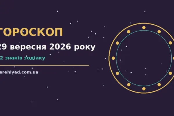 Гороскоп на 29 вересня 2026 року: ключові моменти дня про фінанси та особисте життя