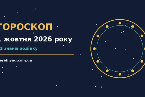 Гороскоп на 1 жовтня 2026 року: ключові моменти дня про фінанси та особисте життя