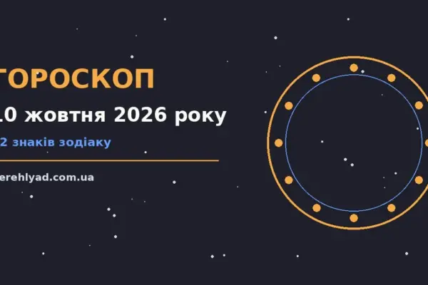 Гороскоп на 10 жовтня 2026 року: ключові моменти дня про фінанси та особисте життя