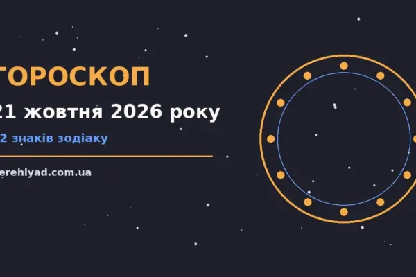Гороскоп на 21 жовтня 2026 року: ключові моменти дня про фінанси та особисте життя